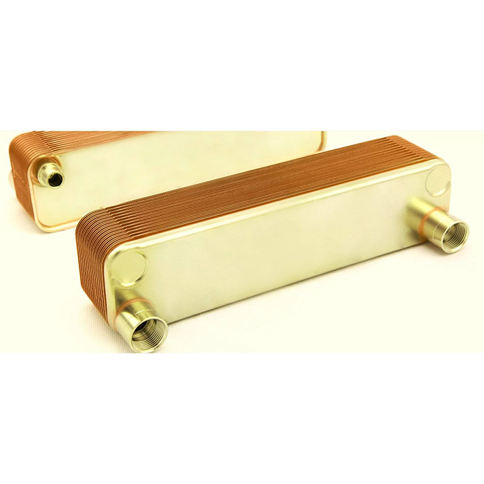 Copper Nickel 50kw Brazed Plate Heat Exchanger